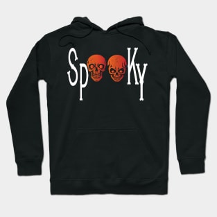 Spooky Skulls Funny Halloween Scary Hoodie